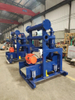 Drilling fluids mud desander with hydrocyclone cyclones
